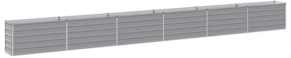 Povišeni vrtni krevet Siva 600 x 40 x 55 cm - 600 x 40 x 55 cm Siva