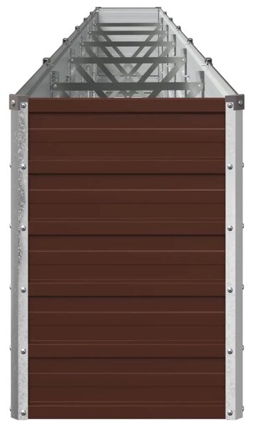 Povišeni vrtni krevet Smeđa 600 x 40 x 55 cm - 600 x 40 x 55 cm Smeđa