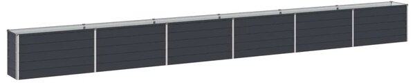 Povišeni vrtni krevet Antracit 600 x 40 x 55 cm - 600 x 40 x 55 cm Antracit