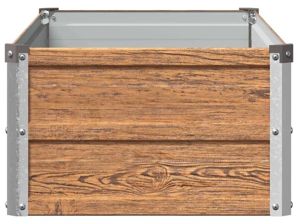 Povišeni vrtni krevet Drvena smeđa 100 x 40 x 24 cm - 100 x 40 x 24 cm Smeđa drvo