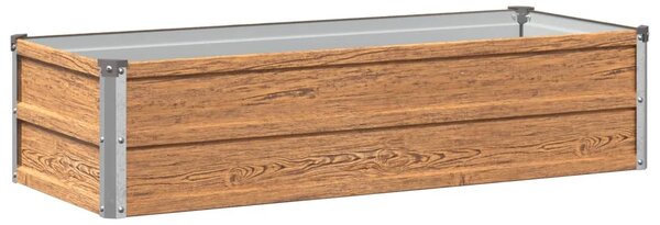 Povišeni vrtni krevet Drvena smeđa 100 x 40 x 24 cm - 100 x 40 x 24 cm Smeđa drvo