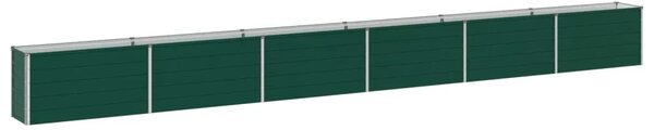 Povišeni vrtni krevet Zelena 600 x 40 x 55 cm - 600 x 40 x 55 cm Zelena