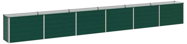 Povišeni vrtni krevet Zelena 480 x 40 x 55 cm - 480 x 40 x 55 cm Zelena