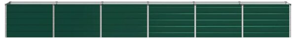 Povišeni vrtni krevet Zelena 480 x 40 x 55 cm - 480 x 40 x 55 cm Zelena