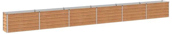 Povišeni vrtni krevet Drvena smeđa 600 x 40 x 55 cm - 600 x 40 x 55 cm Smeđa drvo
