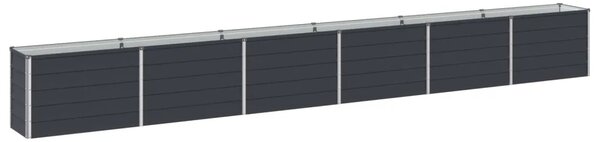 Povišeni vrtni krevet Antracit 480 x 40 x 55 cm - 480 x 40 x 55 cm Antracit