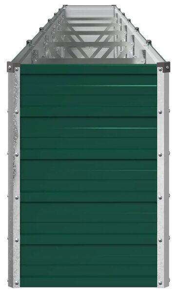 Povišeni vrtni krevet Zelena 480 x 40 x 55 cm - 480 x 40 x 55 cm Zelena