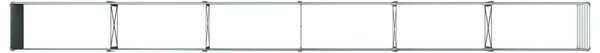 Povišeni vrtni krevet Zelena 480 x 40 x 55 cm - 480 x 40 x 55 cm Zelena