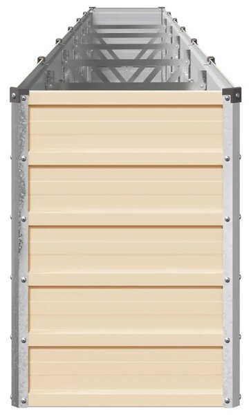 Povišeni vrtni krevet Slonovača 480 x 40 x 55 cm - 480 x 40 x 55 cm Slonovača