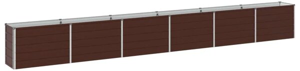 Povišeni vrtni krevet Smeđa 480 x 40 x 55 cm - 480 x 40 x 55 cm Smeđa