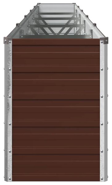 Povišeni vrtni krevet Smeđa 400 x 40 x 55 cm - 400 x 40 x 55 cm Smeđa