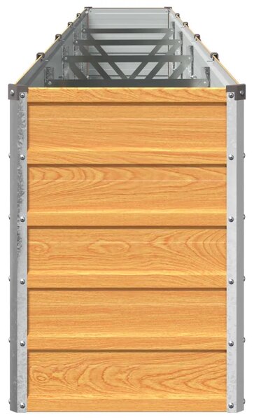 Povišeni vrtni krevet Prirodna 400 x 40 x 55 cm - 400 x 40 x 55 cm Prirodna