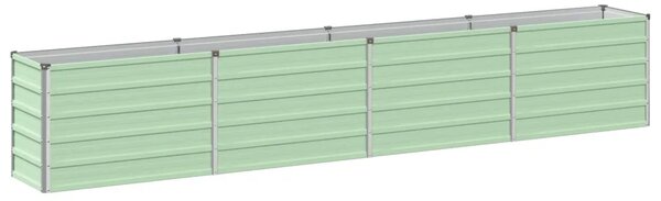 Povišeni vrtni krevet Pastelno zelena 320 x 40 x 55 cm - 320 x 40 x 55 cm Pastelno zelena