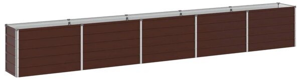 Povišeni vrtni krevet Smeđa 400 x 40 x 55 cm - 400 x 40 x 55 cm Smeđa