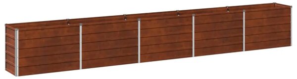 Povišeni vrtni krevet Rđa 400 x 40 x 55 cm corton - 400 x 40 x 55 cm Otporni čelik