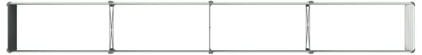 Povišeni vrtni krevet Pastelno zelena 320 x 40 x 55 cm - 320 x 40 x 55 cm Pastelno zelena