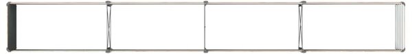Povišeni vrtni krevet Drvena smeđa 320 x 40 x 55 cm - 320 x 40 x 55 cm Smeđa drvo