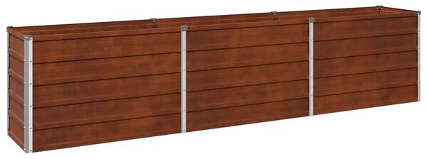 Povišeni vrtni krevet Rđa 240 x 40 x 55 cm corton - 240 x 40 x 55 cm Otporni čelik