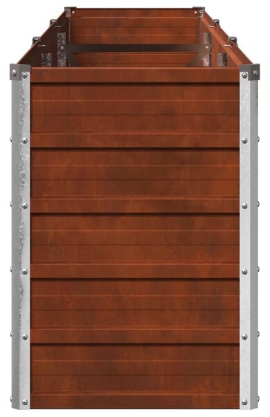 Povišeni vrtni krevet Rđa 240 x 40 x 55 cm corton - 240 x 40 x 55 cm Otporni čelik