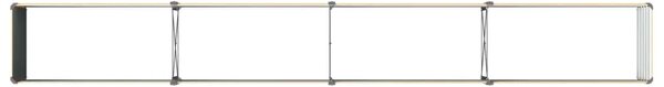 Povišeni vrtni krevet Prirodna 320 x 40 x 55 cm - 320 x 40 x 55 cm Prirodna