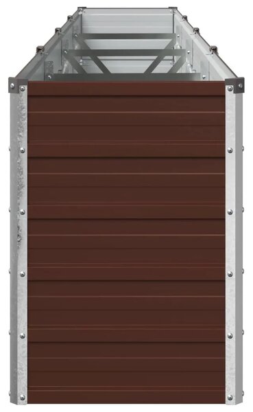 Povišeni vrtni krevet Smeđa 320 x 40 x 55 cm - 320 x 40 x 55 cm Smeđa