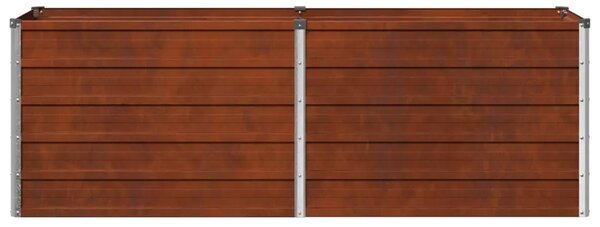 Povišeni vrtni krevet Rđa 160 x 40 x 55 cm corton - 160 x 40 x 55 cm Otporni čelik