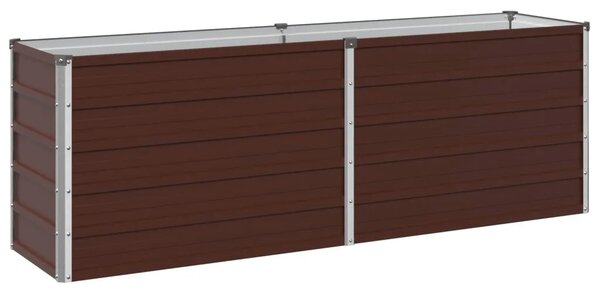 Povišeni vrtni krevet Smeđa 160 x 40 x 55 cm - 160 x 40 x 55 cm Smeđa