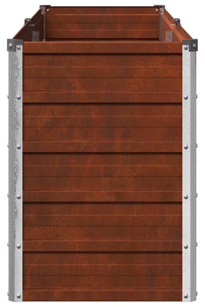Povišeni vrtni krevet Rđa 160 x 40 x 55 cm corton - 160 x 40 x 55 cm Otporni čelik