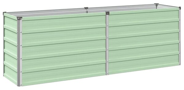 Povišeni vrtni krevet Pastelno zelena 160 x 40 x 55 cm - 160 x 40 x 55 cm Pastelno zelena