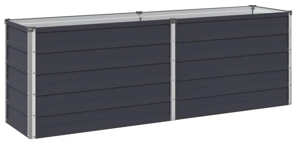 Povišeni vrtni krevet Antracit 160 x 40 x 55 cm - 160 x 40 x 55 cm Antracit