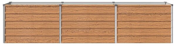 Povišeni vrtni krevet Drvena smeđa 240 x 40 x 55 cm - 240 x 40 x 55 cm Smeđa drvo