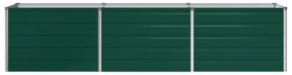 Povišeni vrtni krevet Zelena 240 x 40 x 55 cm - 240 x 40 x 55 cm Zelena