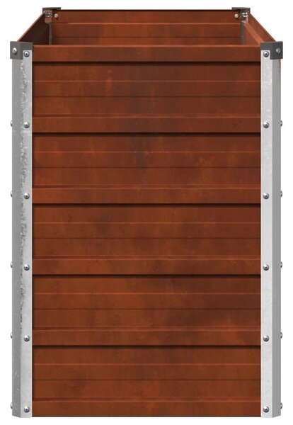 Povišeni vrtni krevet Rđa 100 x 40 x 55 cm corton - 100 x 40 x 55 cm Otporni čelik
