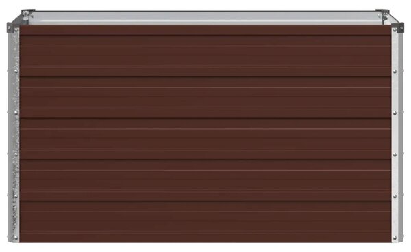 Povišeni vrtni krevet Smeđa 100 x 40 x 55 cm - 100 x 40 x 55 cm Smeđa