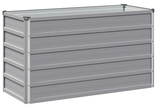 Povišeni vrtni krevet Siva 100 x 40 x 55 cm - 100 x 40 x 55 cm Siva