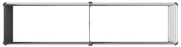 Povišeni vrtni krevet Siva 160 x 40 x 55 cm - 160 x 40 x 55 cm Siva
