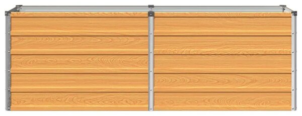 Povišeni vrtni krevet Prirodna 160 x 40 x 55 cm - 160 x 40 x 55 cm Prirodna