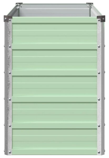 Povišeni vrtni krevet Pastelno zelena 100 x 40 x 55 cm - 100 x 40 x 55 cm Pastelno zelena