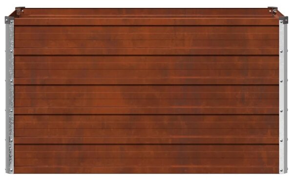 Povišeni vrtni krevet Rđa 100 x 40 x 55 cm corton - 100 x 40 x 55 cm Otporni čelik