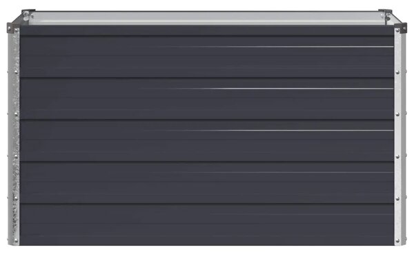 Povišeni vrtni krevet Antracit 100 x 40 x 55 cm - 100 x 40 x 55 cm Antracit