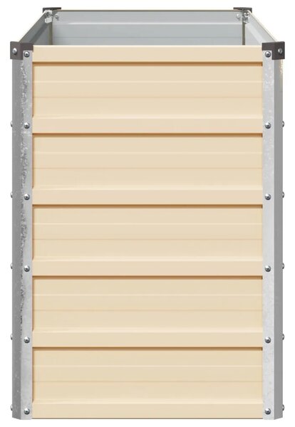 Povišeni vrtni krevet Slonovača 100 x 40 x 55 cm - 100 x 40 x 55 cm Slonovača