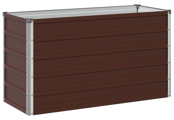 Povišeni vrtni krevet Smeđa 100 x 40 x 55 cm - 100 x 40 x 55 cm Smeđa