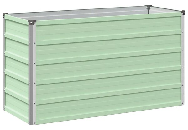 Povišeni vrtni krevet Pastelno zelena 100 x 40 x 55 cm - 100 x 40 x 55 cm Pastelno zelena