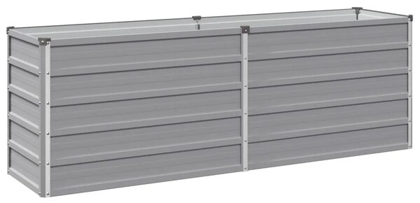 Povišeni vrtni krevet Siva 160 x 40 x 55 cm - 160 x 40 x 55 cm Siva