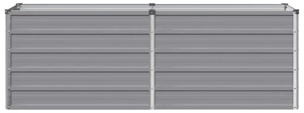 Povišeni vrtni krevet Siva 160 x 40 x 55 cm - 160 x 40 x 55 cm Siva