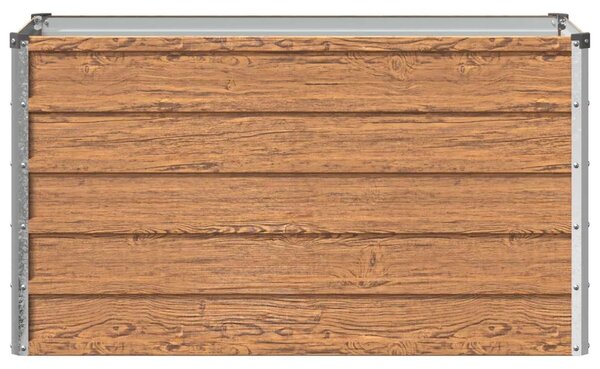 Povišeni vrtni krevet Drvena smeđa 100 x 40 x 55 cm - 100 x 40 x 55 cm Smeđa drvo