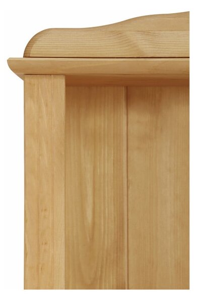 Biblioteka od masivnog bora u prirodnoj boji 77x116 cm Ella – Støraa