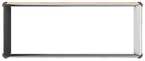 Povišeni vrtni krevet Drvena smeđa 100 x 40 x 55 cm - 100 x 40 x 55 cm Smeđa drvo
