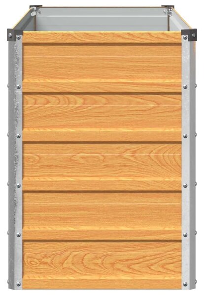 Povišeni vrtni krevet Prirodna 100 x 40 x 55 cm - 100 x 40 x 55 cm Prirodna