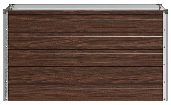 Povišeni vrtni krevet Crna 100 x 40 x 55 cm - 100 x 40 x 55 cm Crna
